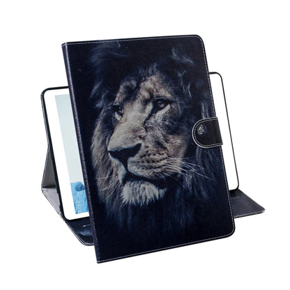 For Samsung Galaxy Tab S7 T870 (2020) 3D Colored Drawing Horizontal Flip Leather Case with Holder & Card Slot & Wallet(Lion) - Other Galaxy Tab PC by buy2fix | Online Shopping UK | buy2fix