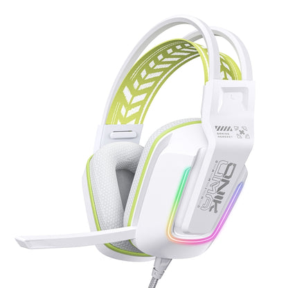 ONIKUMA X13 RGB Colorful Lighting Wired Gaming Headset with Microphone, Length:2.2m(White) - Multimedia Headset by ONIKUMA | Online Shopping UK | buy2fix