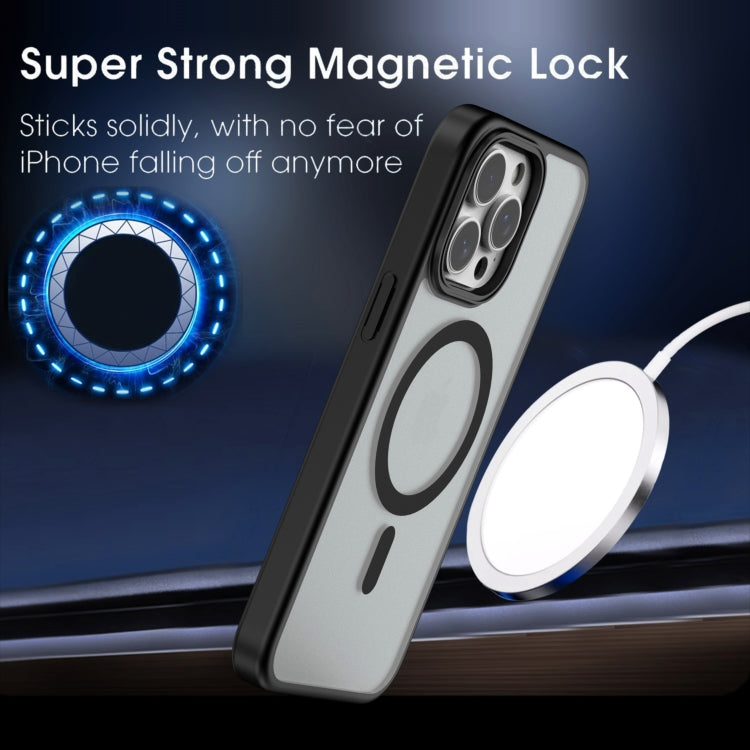 For iPhone 11 TPU Hybrid PC Inner Magnetic MagSafe Phone Case(Black) - iPhone 11 Cases by buy2fix | Online Shopping UK | buy2fix