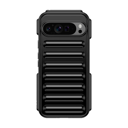 For Google Pixel 9 Pro XL Capsule Series Candy Color TPU Phone Case(Black) - Google Cases by buy2fix | Online Shopping UK | buy2fix