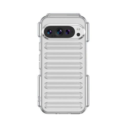 For Google Pixel 9 Pro Capsule Series Candy Color TPU Phone Case(Transparent) - Google Cases by buy2fix | Online Shopping UK | buy2fix