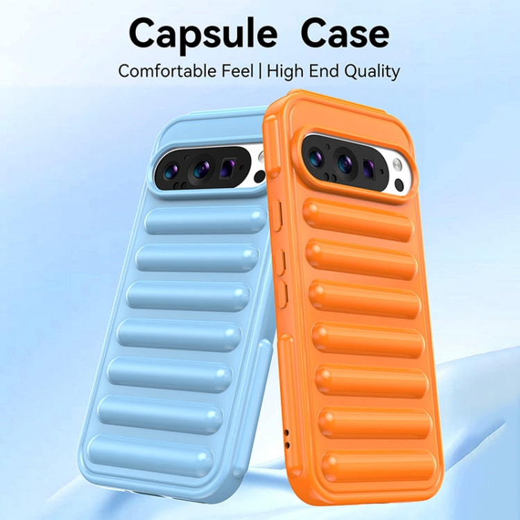 For Google Pixel 9 Pro Capsule Series Candy Color TPU Phone Case(Orange) - Google Cases by buy2fix | Online Shopping UK | buy2fix