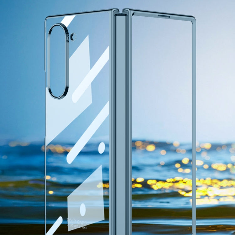 For Samsung Galaxy Z Fold6 GKK Big Hole Electroplating Phantom Full Coverage Phone Case(Transparent) - Galaxy Z Fold6 5G Cases by GKK | Online Shopping UK | buy2fix