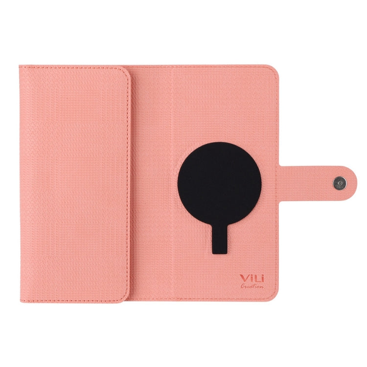 For Samsung Galaxy S24 Ultra 5G ViLi GHB-C Series RFID MagSafe Magnetic Flip Leather Phone Case(Pink) - Galaxy S24 Ultra 5G Cases by ViLi | Online Shopping UK | buy2fix