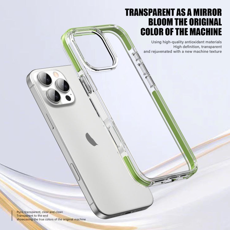 For iPhone 16 TPE Airbag TPU+ PC Full Coverage Phone Case(Transparent) - iPhone 16 Cases by buy2fix | Online Shopping UK | buy2fix