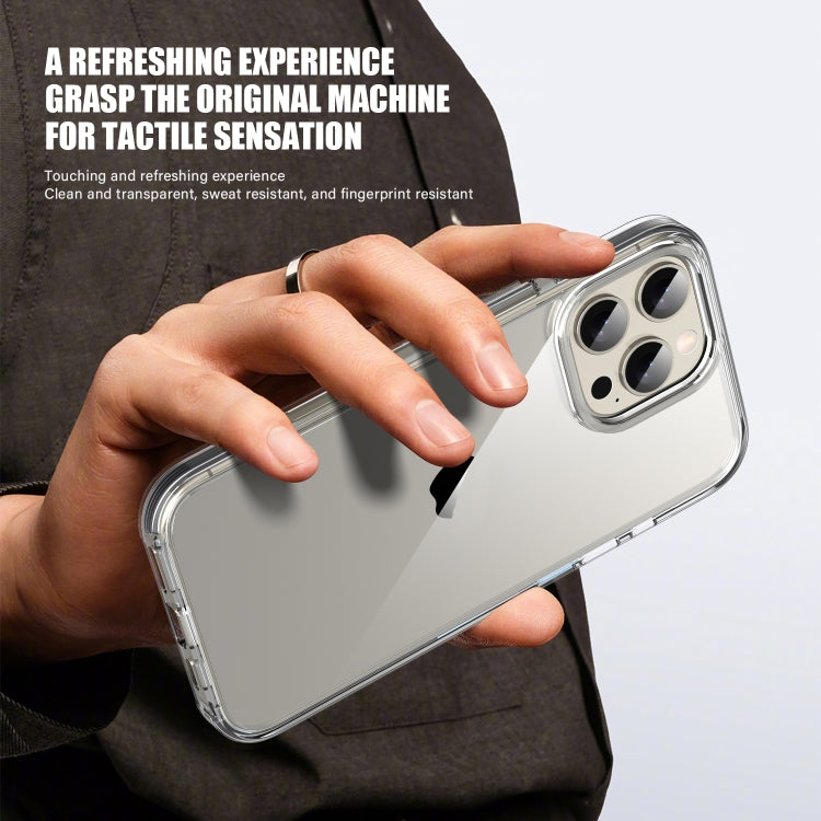 For iPhone 16 TPE Airbag TPU+ PC Full Coverage Phone Case(Grey) - iPhone 16 Cases by buy2fix | Online Shopping UK | buy2fix