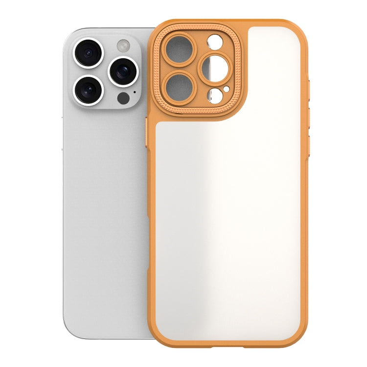 For iPhone 16 Pro Max Bodyguard Micro Matte PC Hybrid TPU Phone Case(Orange) - iPhone 16 Pro Max Cases by buy2fix | Online Shopping UK | buy2fix