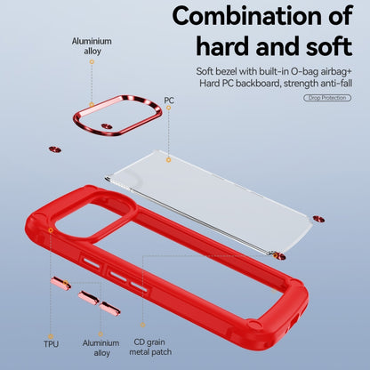 For Google Pixel 9 Pro XL TPU + PC Lens Protection Phone Case(Red) - Google Cases by buy2fix | Online Shopping UK | buy2fix