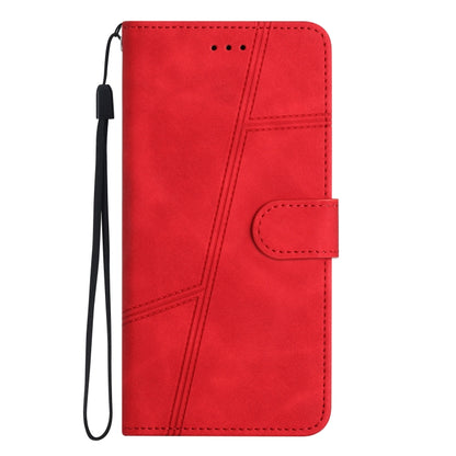 For iPhone 16 Pro Skin-feel Stitching Leather Phone Case(Red) - iPhone 16 Pro Cases by buy2fix | Online Shopping UK | buy2fix