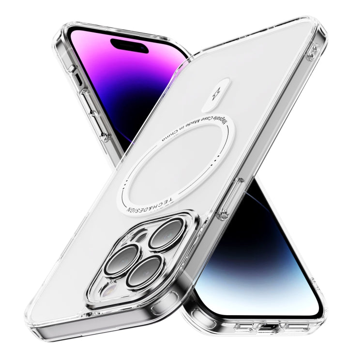 For iPhone 13 Pro Airbag Magsafe PC Hybrid TPU Phone Case(Transparent) - iPhone 13 Pro Cases by buy2fix | Online Shopping UK | buy2fix