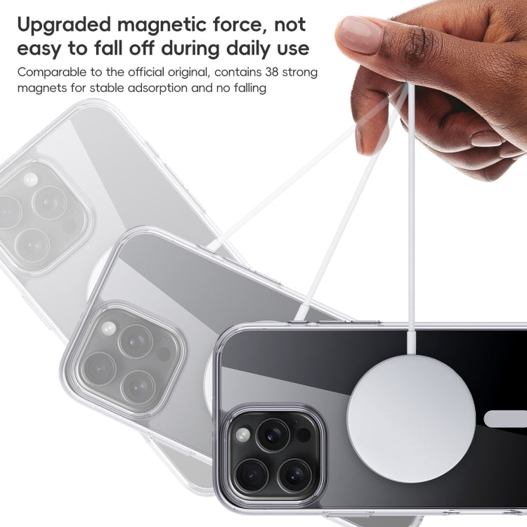 For iPhone 16 Pro Max Crystal Clear MagSafe Magnetic Phone Case(Transparent) - iPhone 16 Pro Max Cases by buy2fix | Online Shopping UK | buy2fix