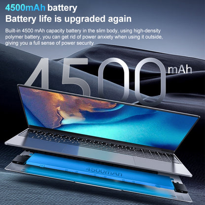 14 inch Windows 11 Laptop, 16GB+256GB, Gen 4th Intel Core i3 CPU, 180 Degree Rotation Axis(Silver) - Others by buy2fix | Online Shopping UK | buy2fix