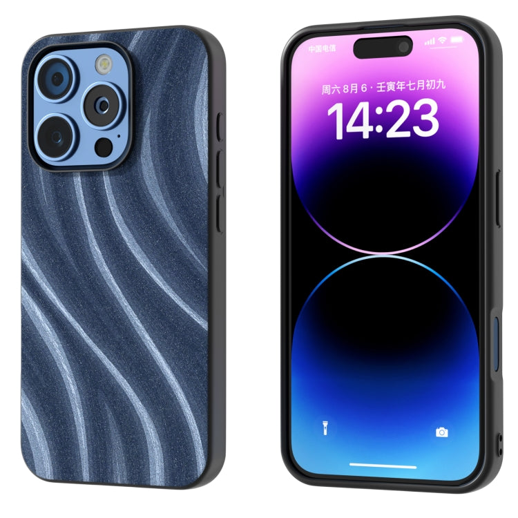 For iPhone 16 Pro Galactic Pattern Protective Phone Case(Blue) - iPhone 16 Pro Cases by buy2fix | Online Shopping UK | buy2fix