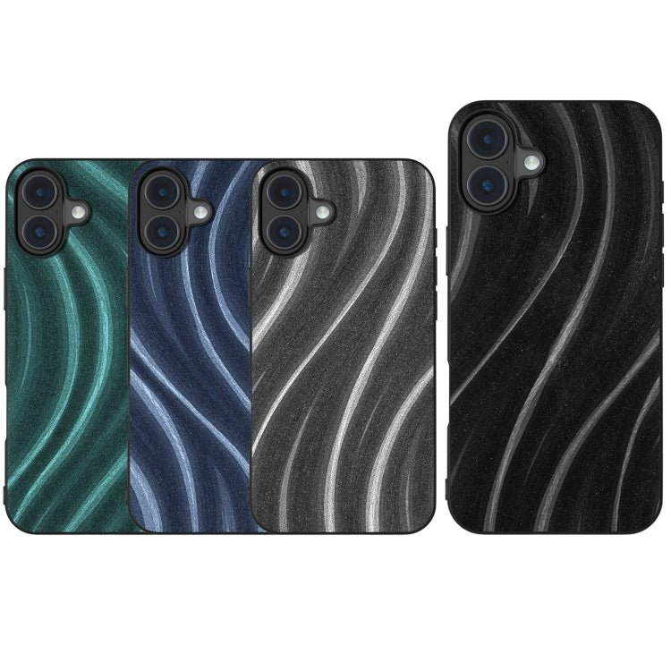 For iPhone 16 Galactic Pattern Protective Phone Case(Blue) - iPhone 16 Cases by buy2fix | Online Shopping UK | buy2fix