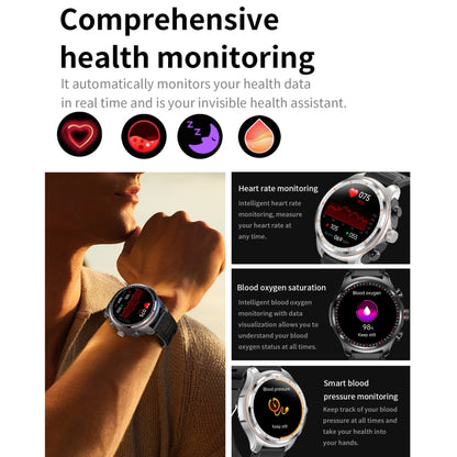 LC19 1.53 inch 2 in 1 Bluetooth Earphone IP67 Waterproof Smart Watch, Support Sleep Monitoring(Black) - Smart Watches by buy2fix | Online Shopping UK | buy2fix