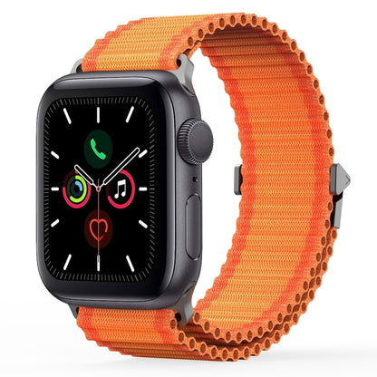 For Apple Watch Series 5 44mm DUX DUCIS YC Series Ocean Nylon Watch Band(Orange) - Watch Bands by DUX DUCIS | Online Shopping UK | buy2fix