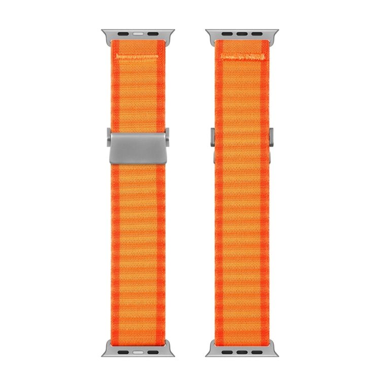 For Apple Watch Series 4 40mm DUX DUCIS YC Series Ocean Nylon Watch Band(Orange) - Watch Bands by DUX DUCIS | Online Shopping UK | buy2fix