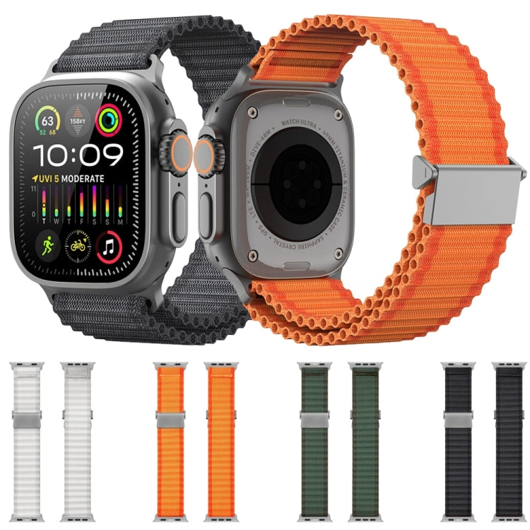 For Apple Watch Series 10 46mm DUX DUCIS YC Series Ocean Nylon Watch Band(Orange) - Watch Bands by DUX DUCIS | Online Shopping UK | buy2fix