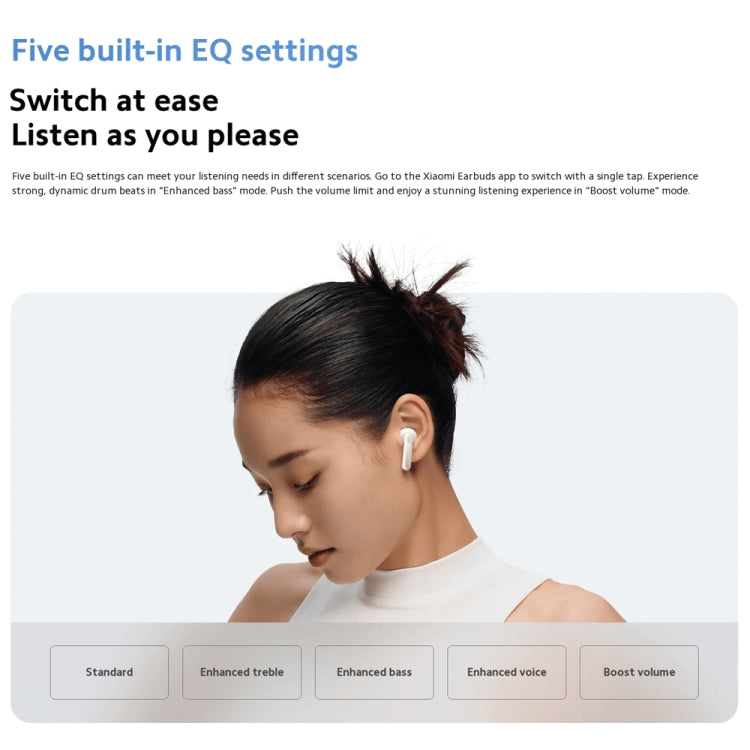 Original Xiaomi Redmi Buds 6 Active BT5.4 In-ear True Wireless Earbuds(White) - In Ear Wired Earphone by Xiaomi | Online Shopping UK | buy2fix