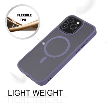 For iPhone 16 Pro Max GEBEI Skin Feel MagSafe Magnetic Phone Case(Purple) - iPhone 16 Pro Max Cases by GEBEI | Online Shopping UK | buy2fix