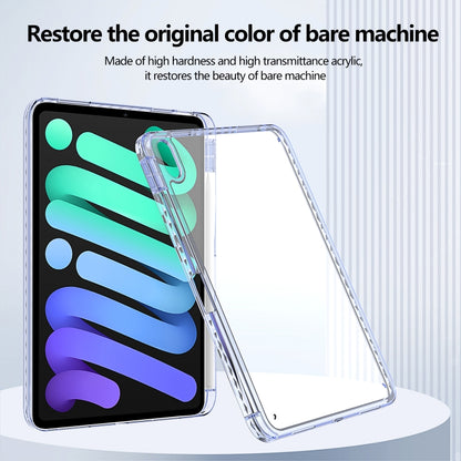 For iPad Air 11 2024 / 2022 10.9 Acrylic Hybrid TPU Tablet Case with Pen Slot(Lavender) - iPad Air 11 2024 Cases by buy2fix | Online Shopping UK | buy2fix