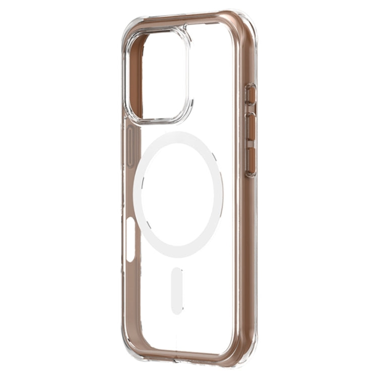 For iPhone 16 Pro Max ZGA Colorful Airbag Magsafe PC Hybrid TPU Phone Case(Gold) - iPhone 16 Pro Max Cases by ZGA | Online Shopping UK | buy2fix