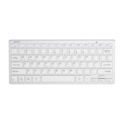 Yesido KB11 Portable 78 Keys 2.4G Bluetooth Dual-mode Wireless Computer Keyboard(White) - Wireless Keyboard by Yesido | Online Shopping UK | buy2fix