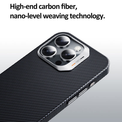 For iPhone 16 Pro Max TGVIS Carbon Fiber Series Full Body Coverage MagSafe Phone Case(Black) - iPhone 16 Pro Max Cases by TGVIS | Online Shopping UK | buy2fix