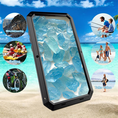 For iPhone 16 Plus Shockproof IP54 Life Waterproof Phone Case(Black) - iPhone 16 Plus Cases by buy2fix | Online Shopping UK | buy2fix