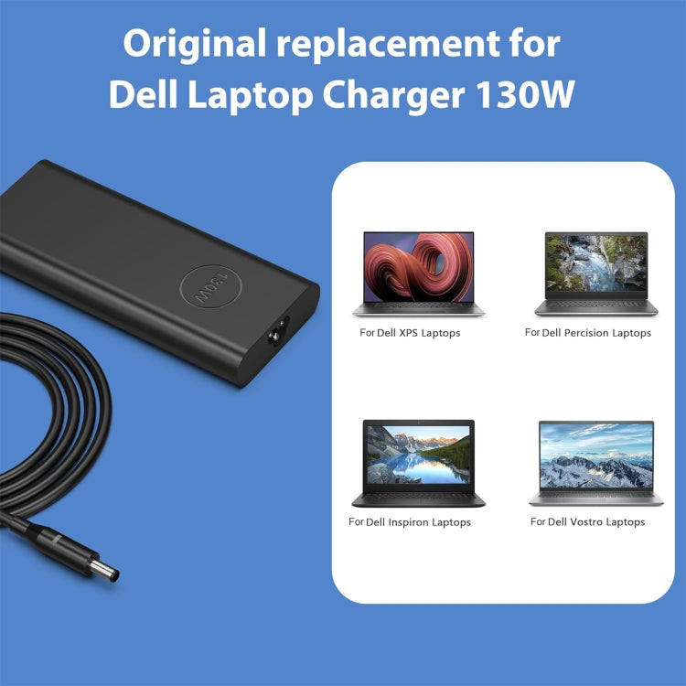 130W 19.5V 6.67A  Laptop Notebook Power Adapter For Dell 4.5 x 3.0, Plug:AU Plug - For Dell by buy2fix | Online Shopping UK | buy2fix