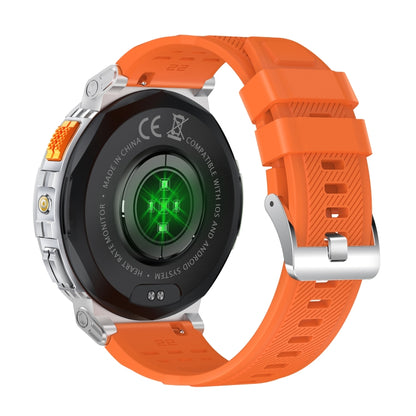 LEMFO K66 1.85 inch Bluetooth Call Smart Watch, Support Heart Rate / Blood Oxygen(Orange) - Smart Watches by LEMFO | Online Shopping UK | buy2fix