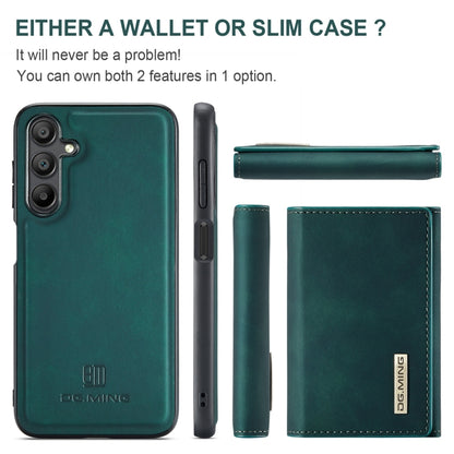 For Samsung Galaxy A16 5G DG.MING M1 Series 3-Fold Multi Card Wallet + Magnetic Phone Case(Green) - Galaxy Phone Cases by DG.MING | Online Shopping UK | buy2fix