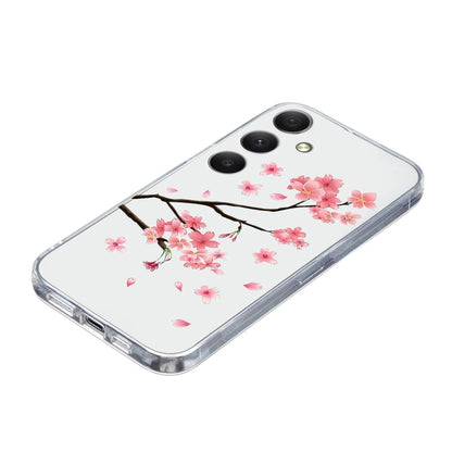 For Samsung Galaxy S25 FE 5G Colorful Painting Pattern TPU Phone Case(Plum Blossom) - Galaxy Phone Cases by buy2fix | Online Shopping UK | buy2fix