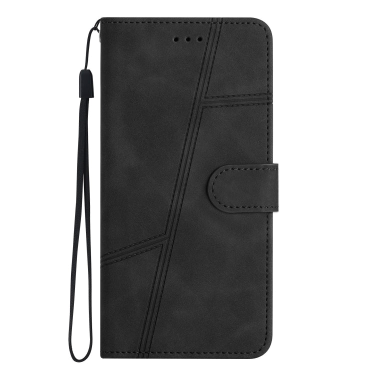 For OnePlus 13 Skin-feel Stitching Leather Phone Case(Black) - OnePlus Cases by buy2fix | Online Shopping UK | buy2fix