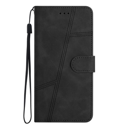 For OnePlus 13 Skin-feel Stitching Leather Phone Case(Black) - OnePlus Cases by buy2fix | Online Shopping UK | buy2fix