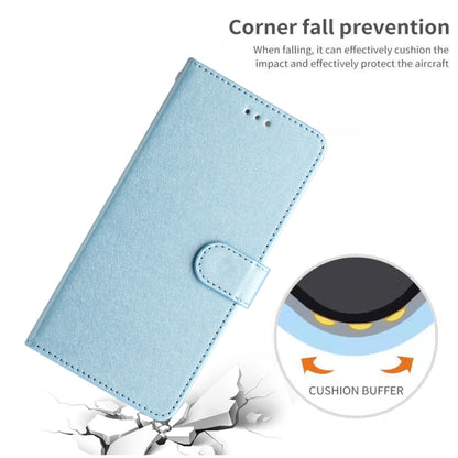 For Samsung Galaxy S25 Ultra 5G Silk Texture Horizontal Flip Leather Phone Case(Light Blue) - Galaxy S25 Ultra 5G Cases by buy2fix | Online Shopping UK | buy2fix