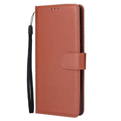 For Samsung Galaxy S25 Ultra 5G 3-Card Slots Multifunctional Leather Phone Case(Brown) - Galaxy S25 Ultra 5G Cases by buy2fix | Online Shopping UK | buy2fix