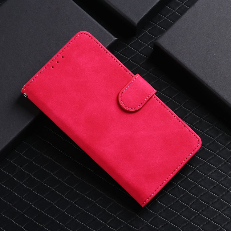 For Blackview A80 Pro Solid Color Skin Feel Magnetic Buckle Horizontal Flip Calf Texture PU Leather Case with Holder & Card Slots & Wallet(Rose Red) - More Brand by buy2fix | Online Shopping UK | buy2fix