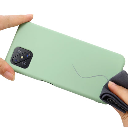 For OPPO A92s / Reno4 Z 5G Pure Color Liquid Silicone Shockproof Full Coverage Case(Green) - OPPO Cases by buy2fix | Online Shopping UK | buy2fix