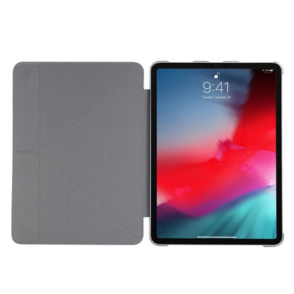 Silk Texture Horizontal Deformation Flip Leather Case with Three-folding Holder For iPad Air 11 2024 / Air 2022 / 2020 10.9(Black) - iPad Air (2022) / (2020) 10.9 Cases by buy2fix | Online Shopping UK | buy2fix