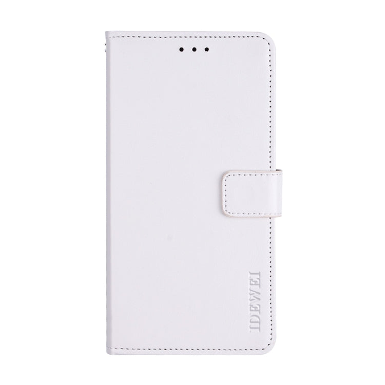 For Blackview BV6900 idewei Crazy Horse Texture Horizontal Flip Leather Case with Holder & Card Slots & Wallet(White) - More Brand by idewei | Online Shopping UK | buy2fix