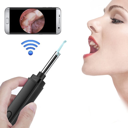 H02006 WiFi Smart Visual Ear Pick HD Digital Mouth Nose Ear Endoscope (Black) - Ear Care Tools by buy2fix | Online Shopping UK | buy2fix