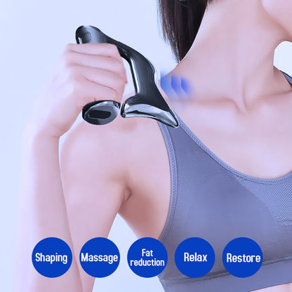YJK078 Electric Vibration Cervical Spine Myofascial Muscle Massage Instrument (Black) - Massage & Relaxation by buy2fix | Online Shopping UK | buy2fix