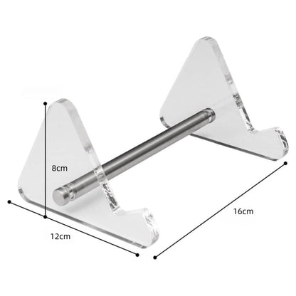 YX003-1 Single Layer Transparent Acrylic Detachable Keyboard Stand - Shelf & Hooks by buy2fix | Online Shopping UK | buy2fix