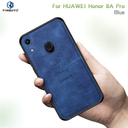 PINWUYO Shockproof Waterproof Full Coverage PC + TPU + Skin Protective Case for Huawei Honor 8A Pro (Blue) - Honor Cases by PINWUYO | Online Shopping UK | buy2fix