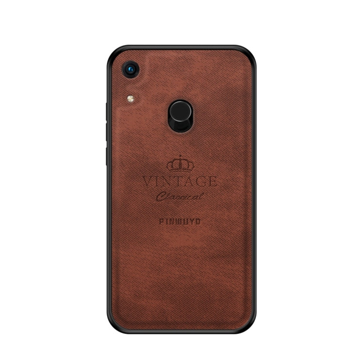 PINWUYO Shockproof Waterproof Full Coverage PC + TPU + Skin Protective Case for Huawei Honor 8A Pro (Brown) - Honor Cases by PINWUYO | Online Shopping UK | buy2fix