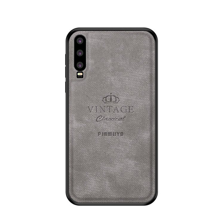 PINWUYO Shockproof Waterproof Full Coverage PC + TPU + Skin Protective Case for Huawei P30(Grey) - Huawei Cases by PINWUYO | Online Shopping UK | buy2fix