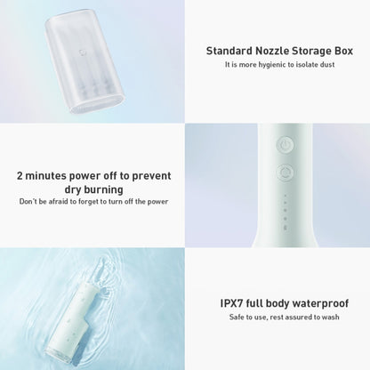 Original Xiaomi Mijia F300 Electric Pulse Oral Irrigator Tooth Cleaner, Capacity : 240mL (White) - Oral Irrigators by Xiaomi | Online Shopping UK | buy2fix