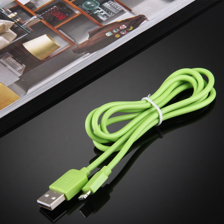 HAWEEL 1m High Speed 35 Cores 8 Pin to USB Sync Charging Cable for iPhone, iPad(Green) - Normal Style Cable by buy2fix | Online Shopping UK | buy2fix