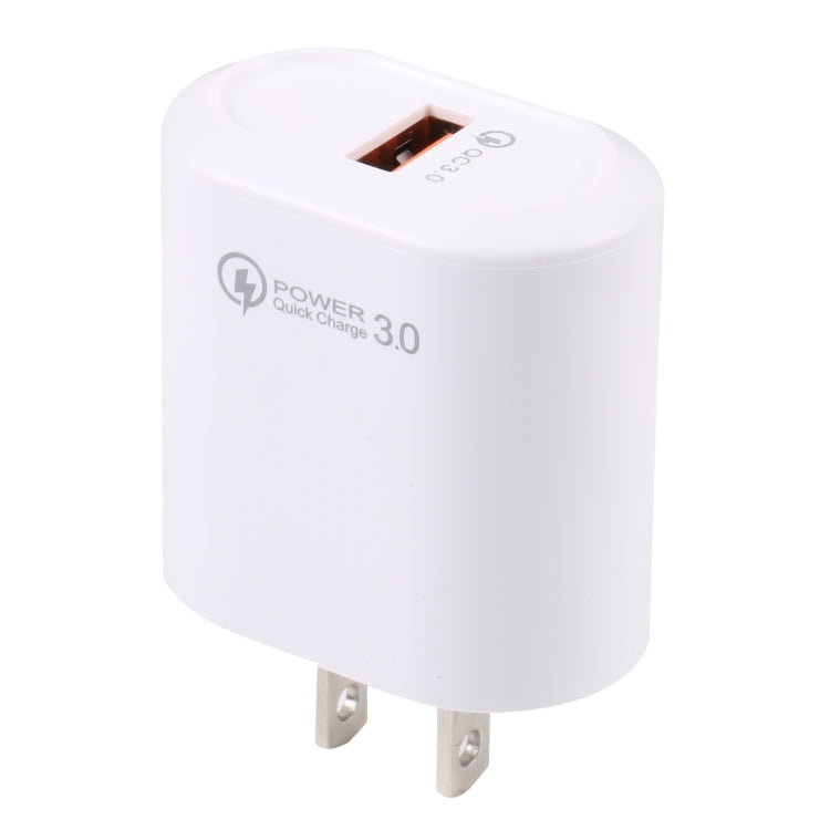 LZ-2117 18W QC3.0 3.1A USB Fast Charger, US Plug (White) - USB Charger by buy2fix | Online Shopping UK | buy2fix